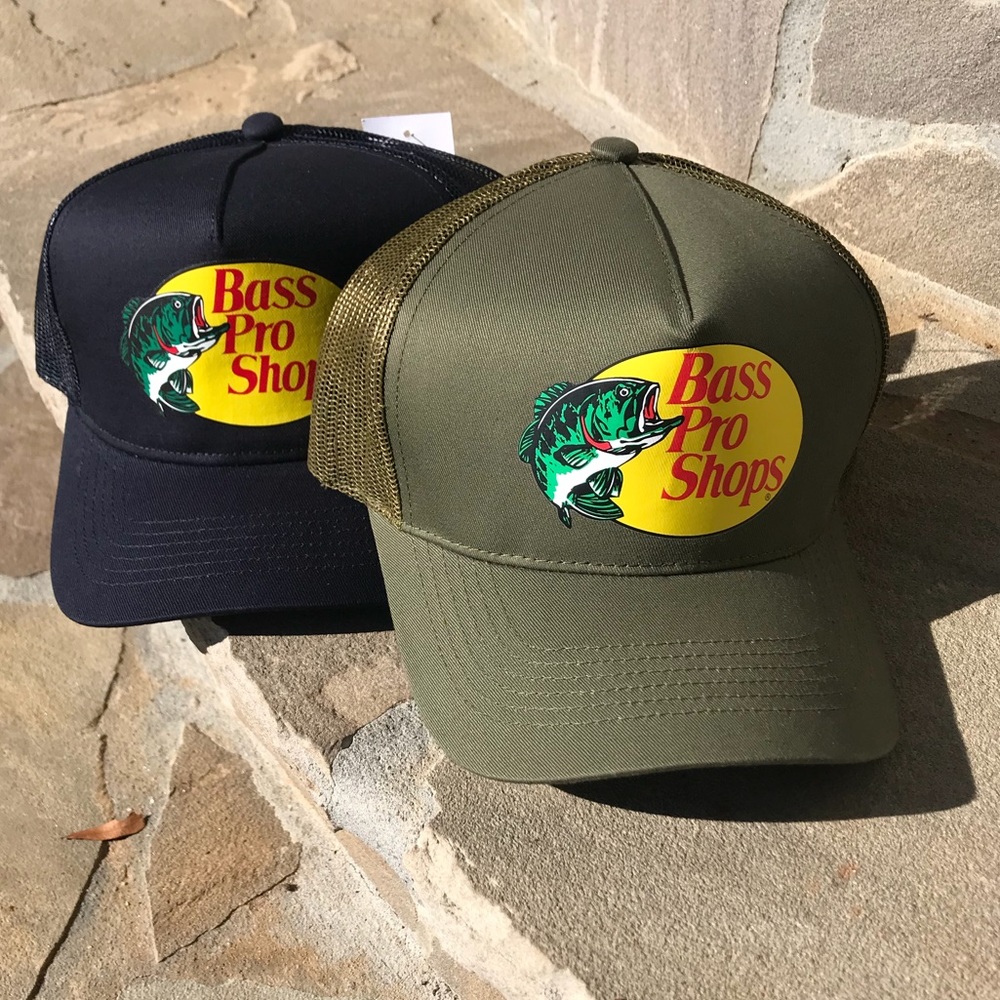 Set of Two Brand New Bass Pro Shops Hats